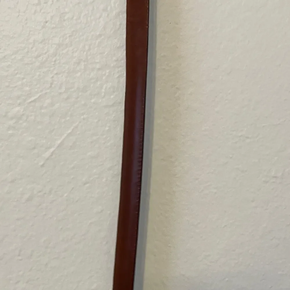 Vintage Black Coach Belt, Size Small